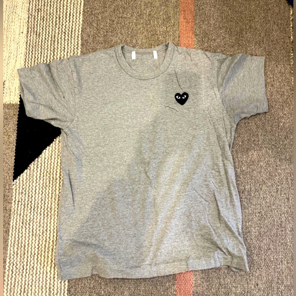 Commes de Garçon grey men’s t-shirt.